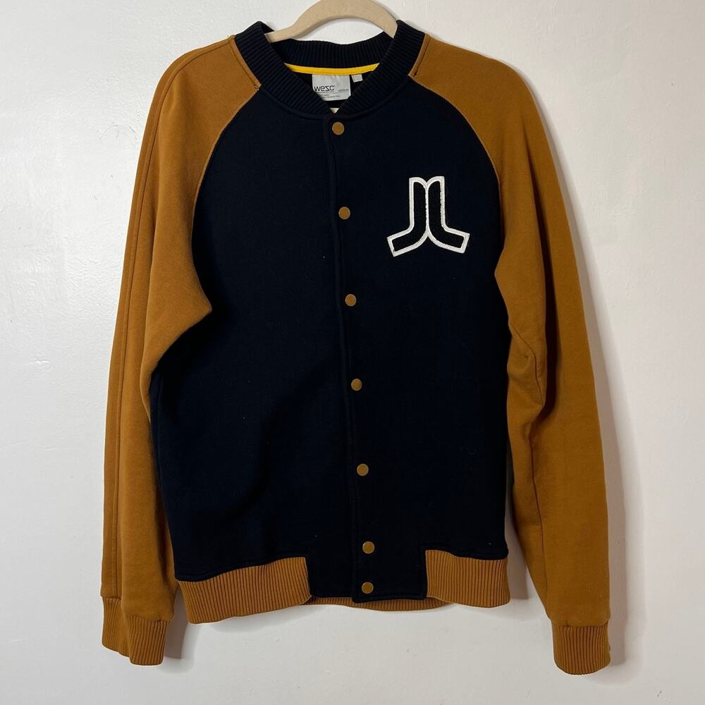 WESC Balker Varsity Sweatshirt Retro Design Men's Size M